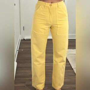 Big Bud Press Work Pants Yellow Sz-M